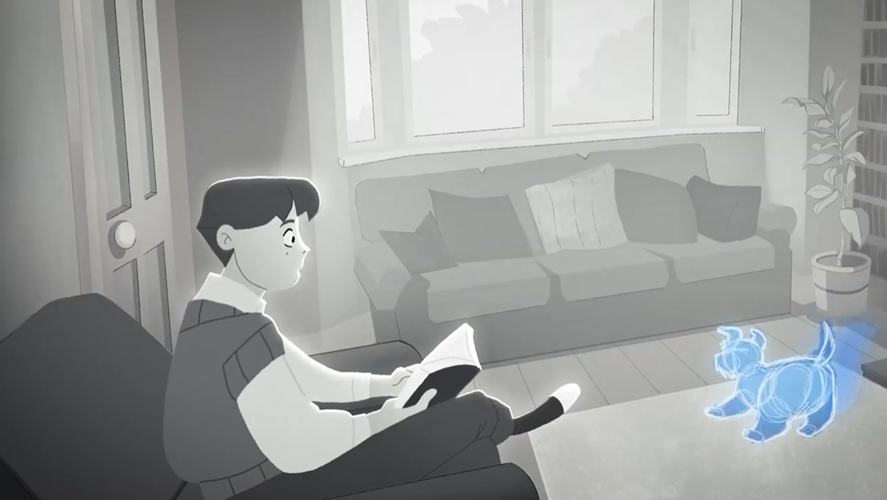 Still image from the short film