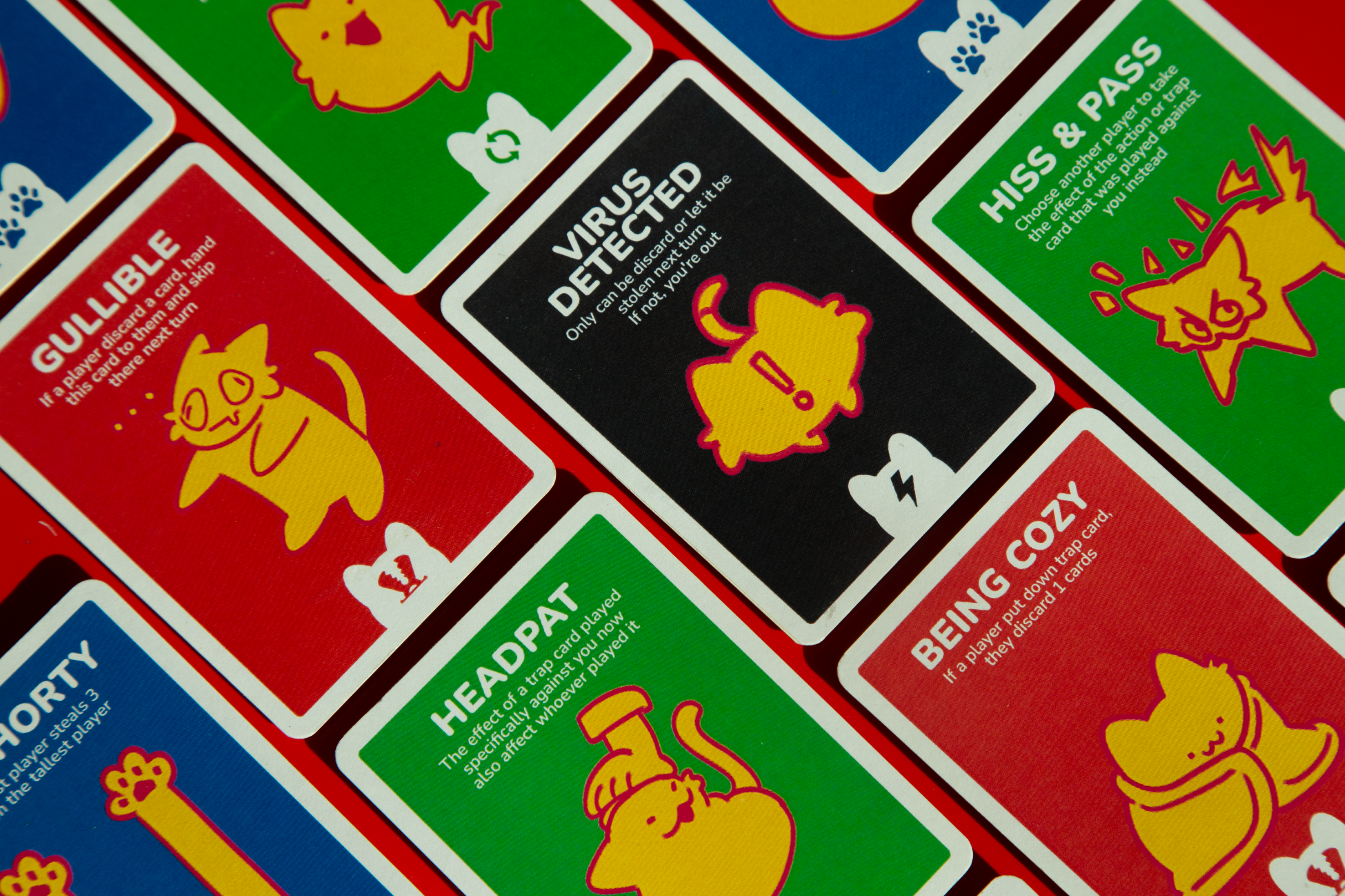 Spread of the cards