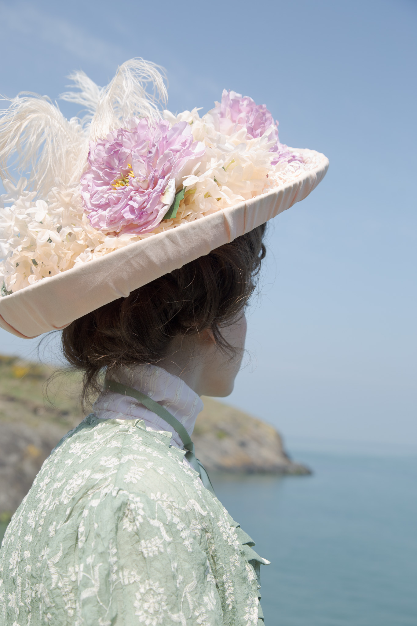 Detail shot of hat