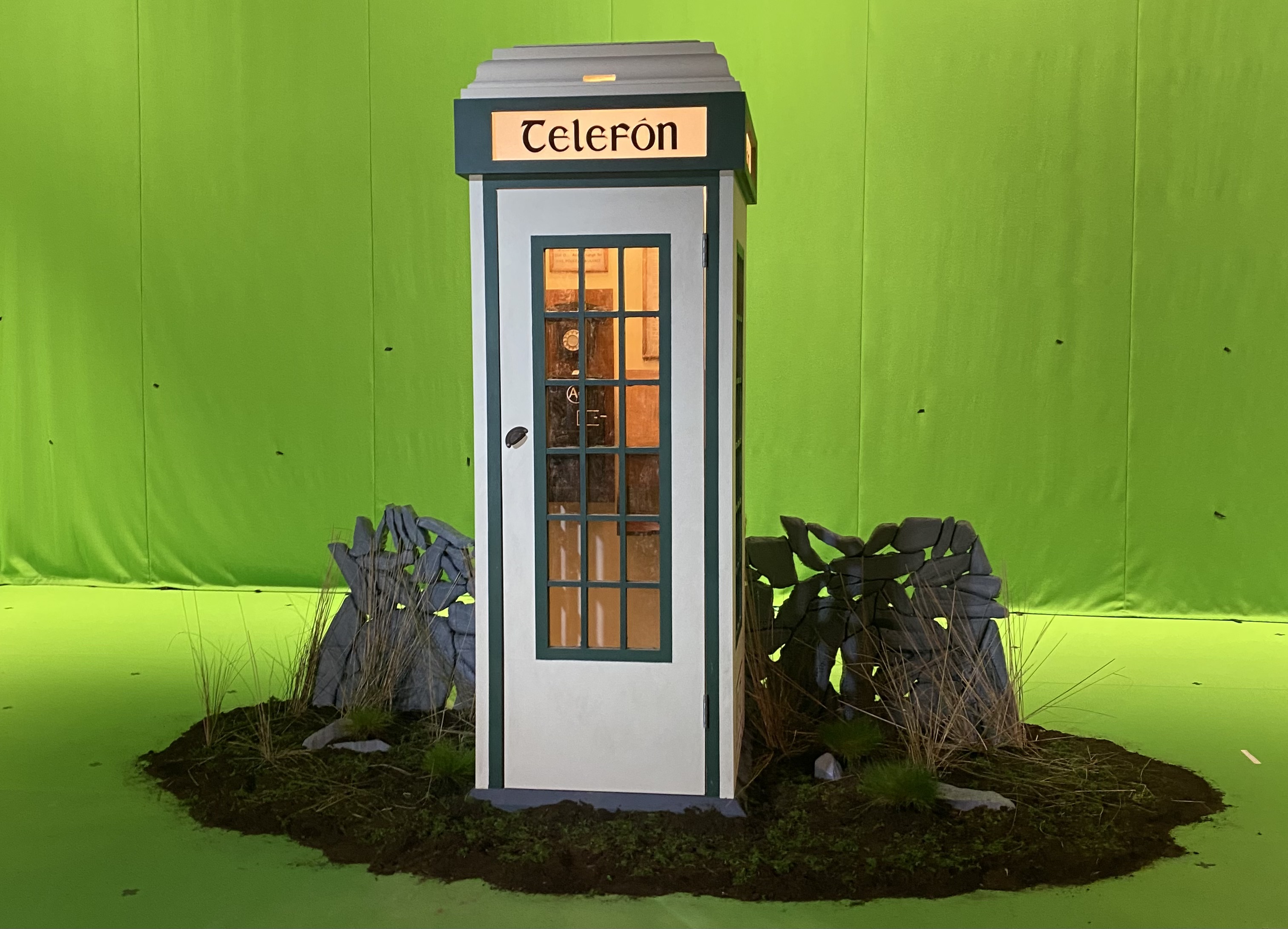 An isolated 1950's Telephone Box - Minor Realised Project - "Ascension"