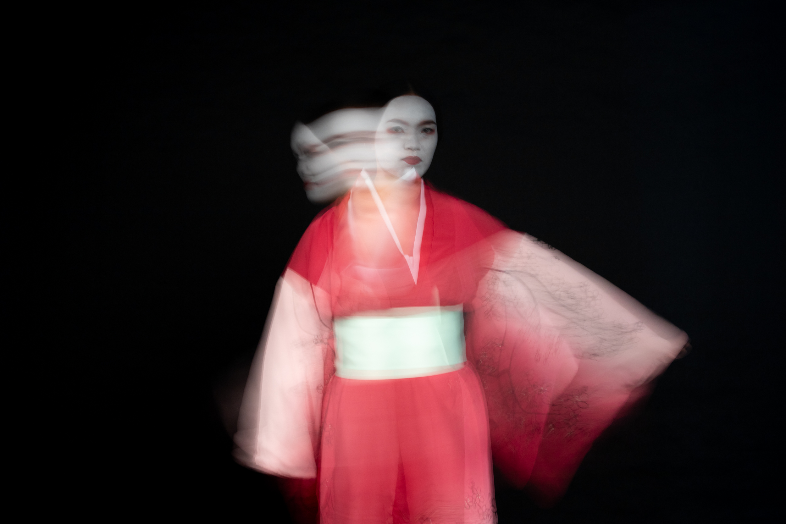 motion blurred 3