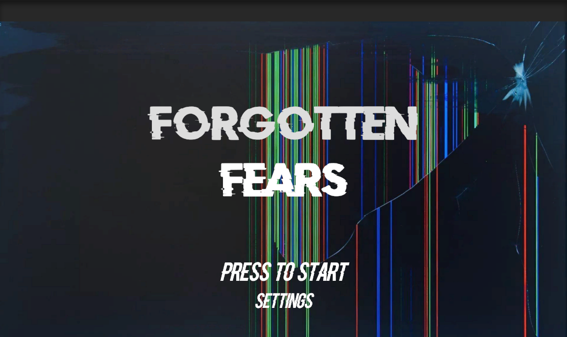 Forgotten Fears main menu