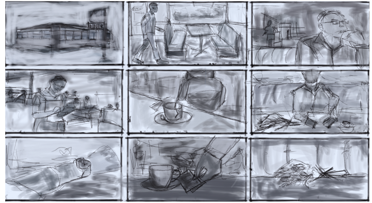 Sunnyside diner-storyboard