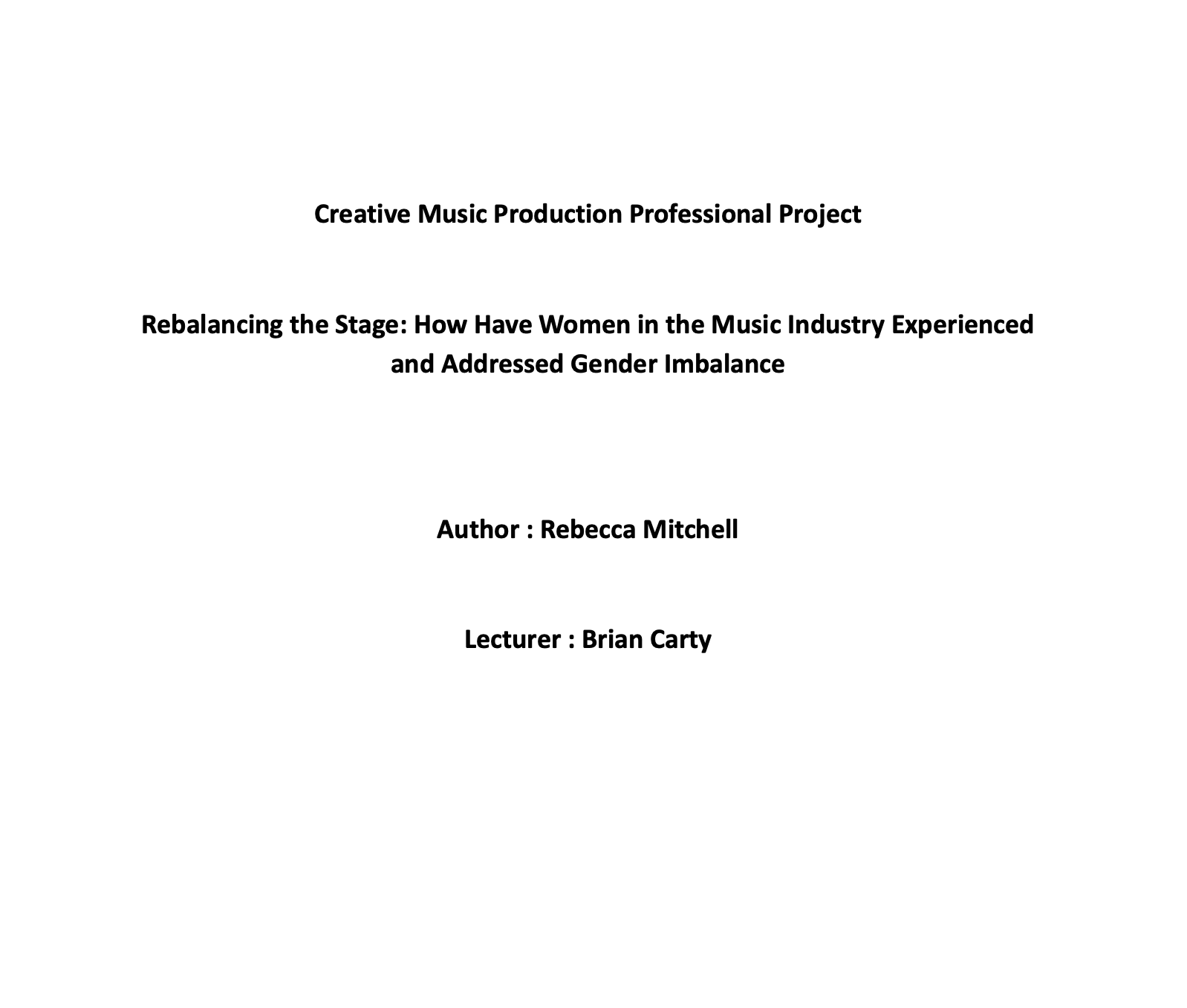 Project title