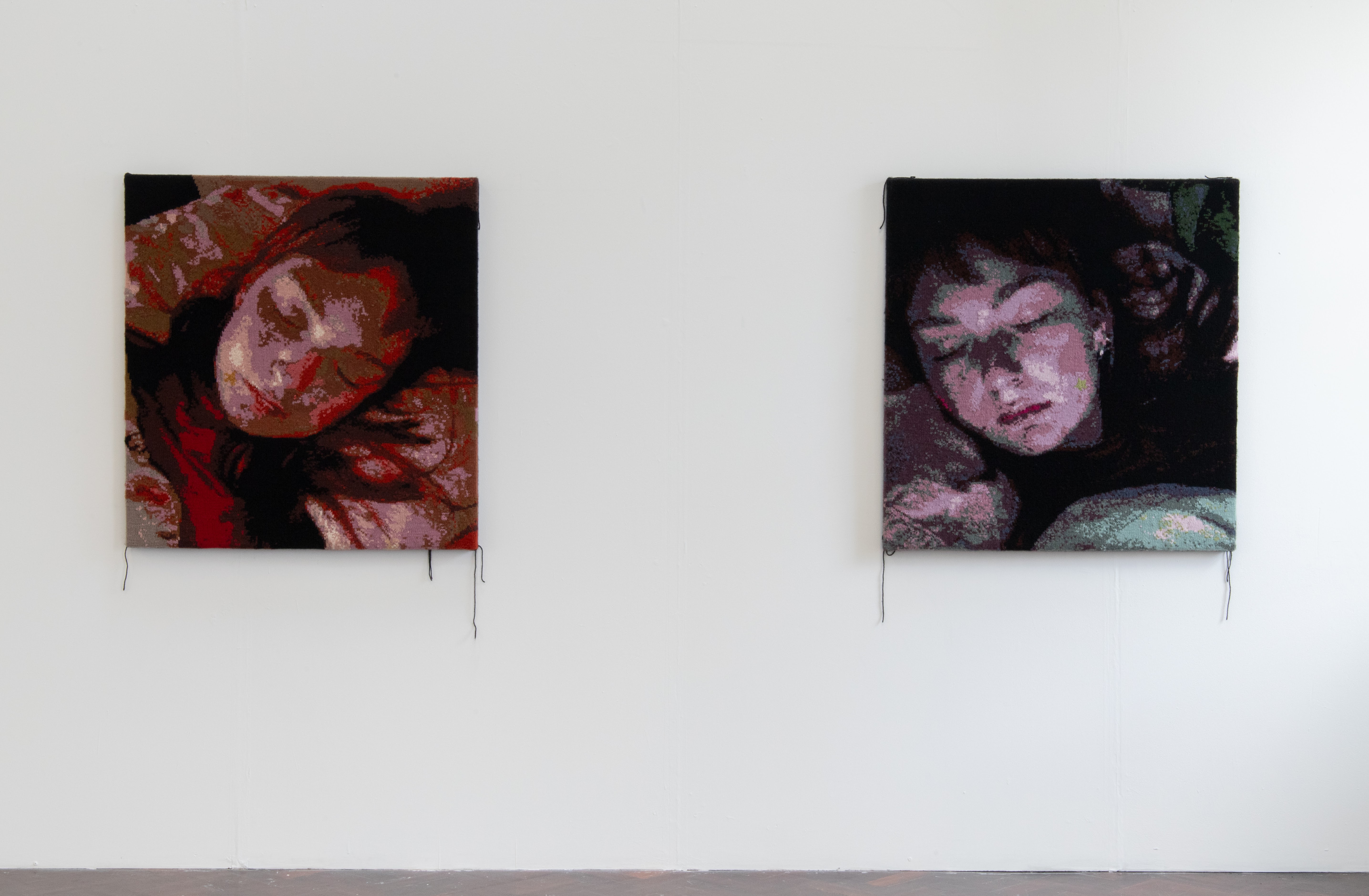 Image of works on wall 