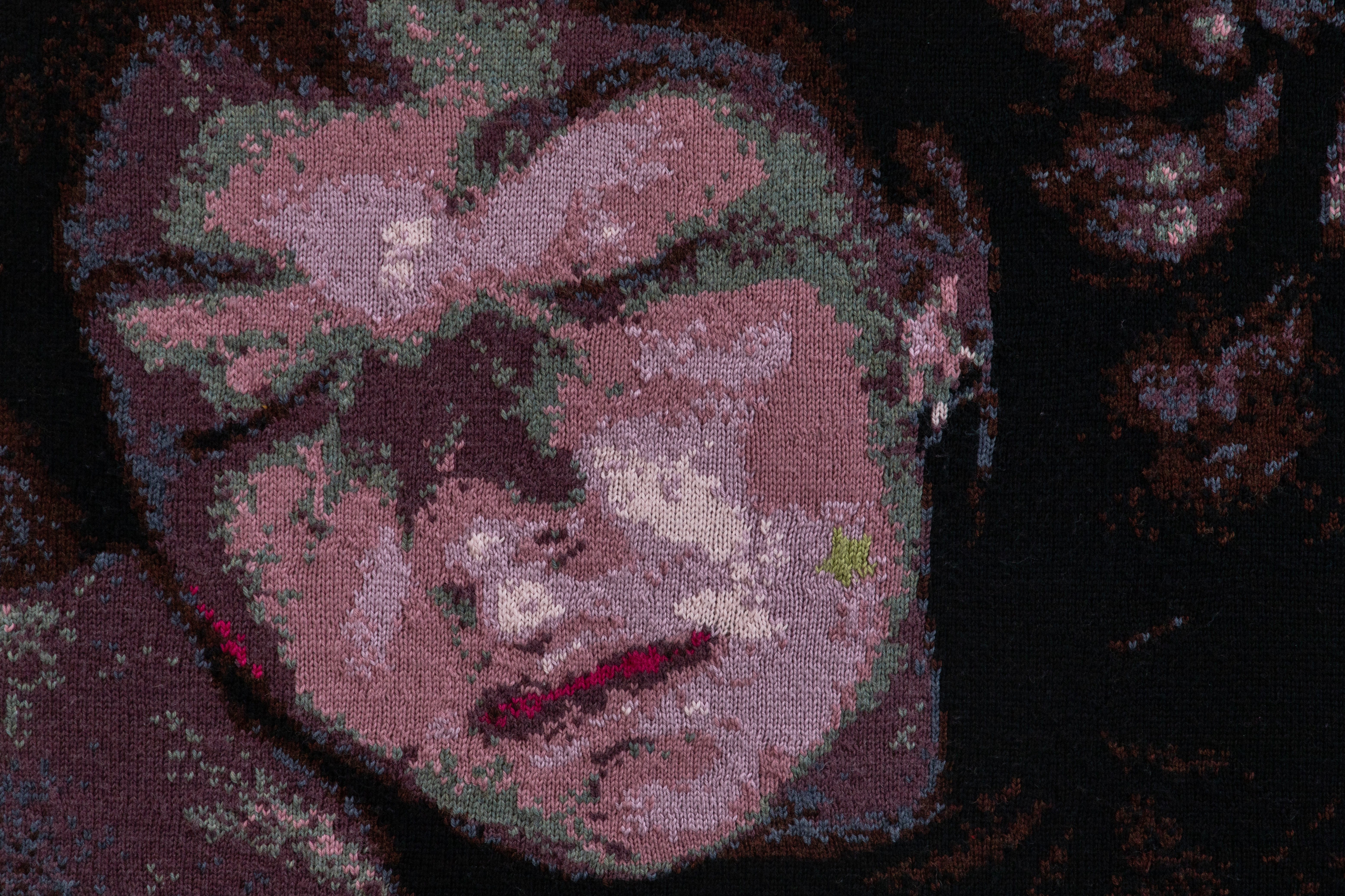 Closeup of work