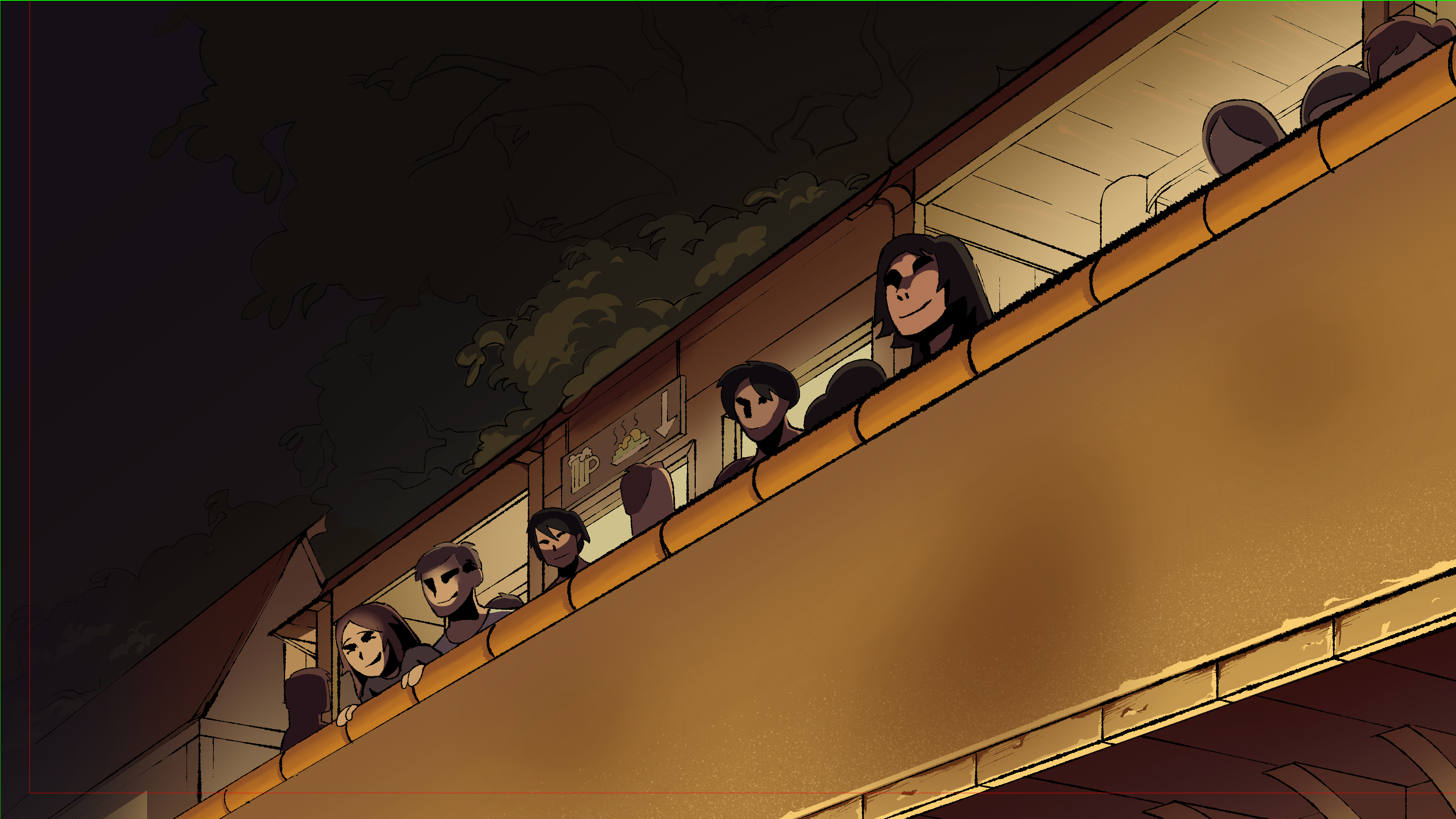Background plate for example shot