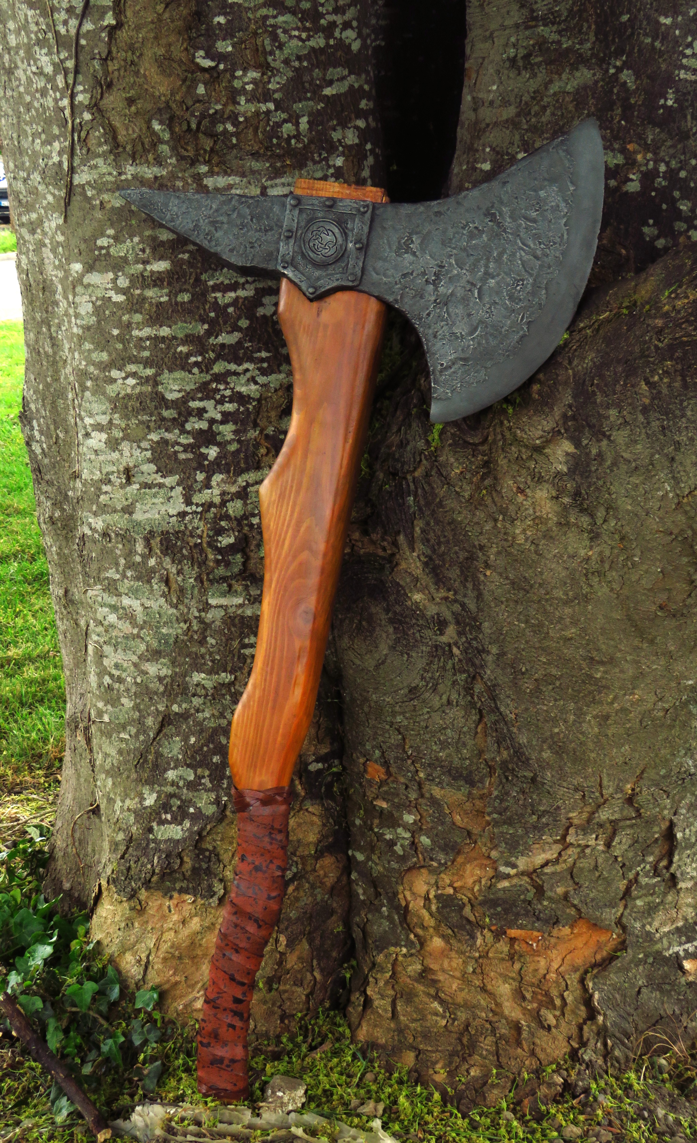 Axe by Tree