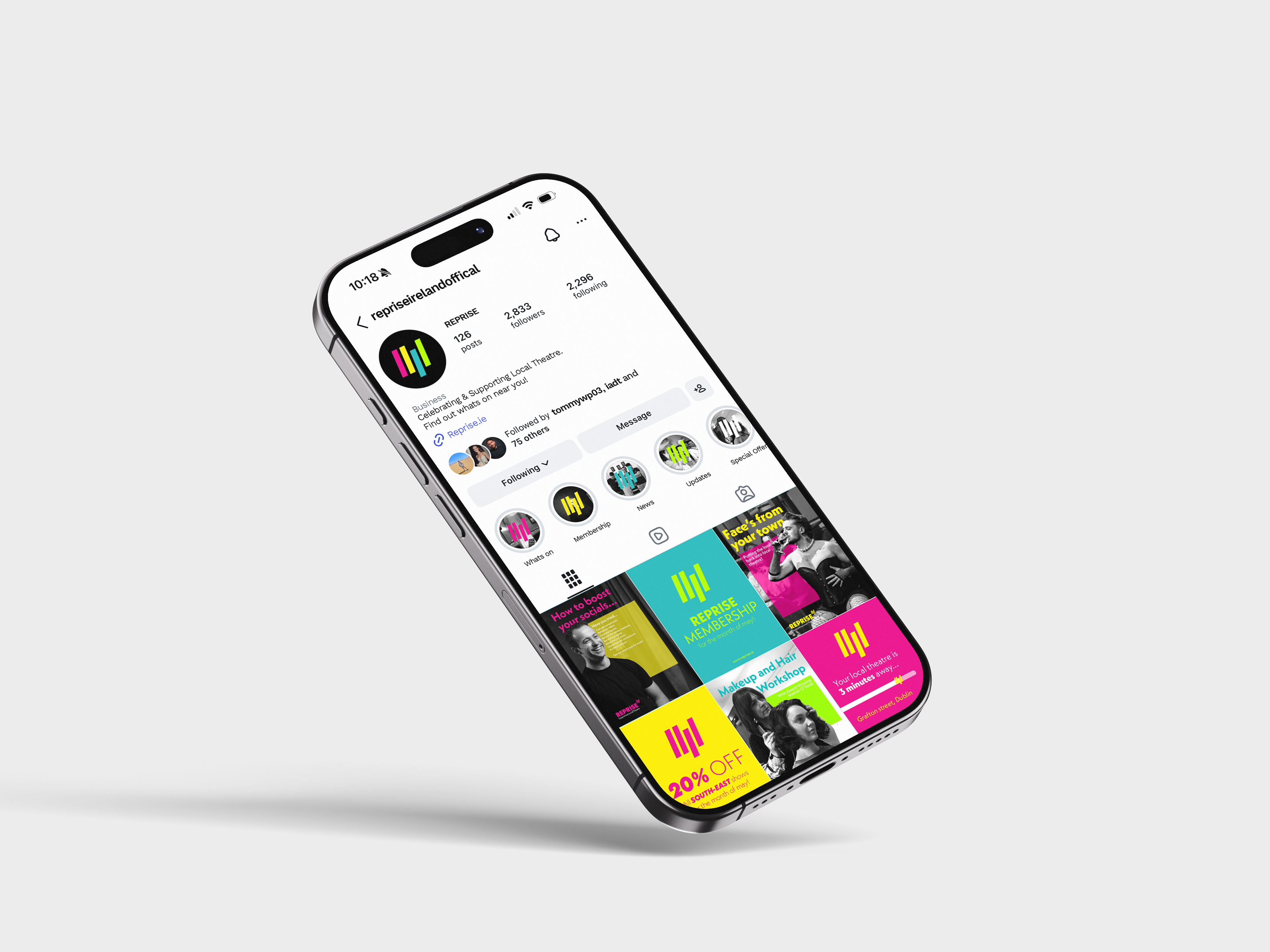 Reprise Iphone Mockup
