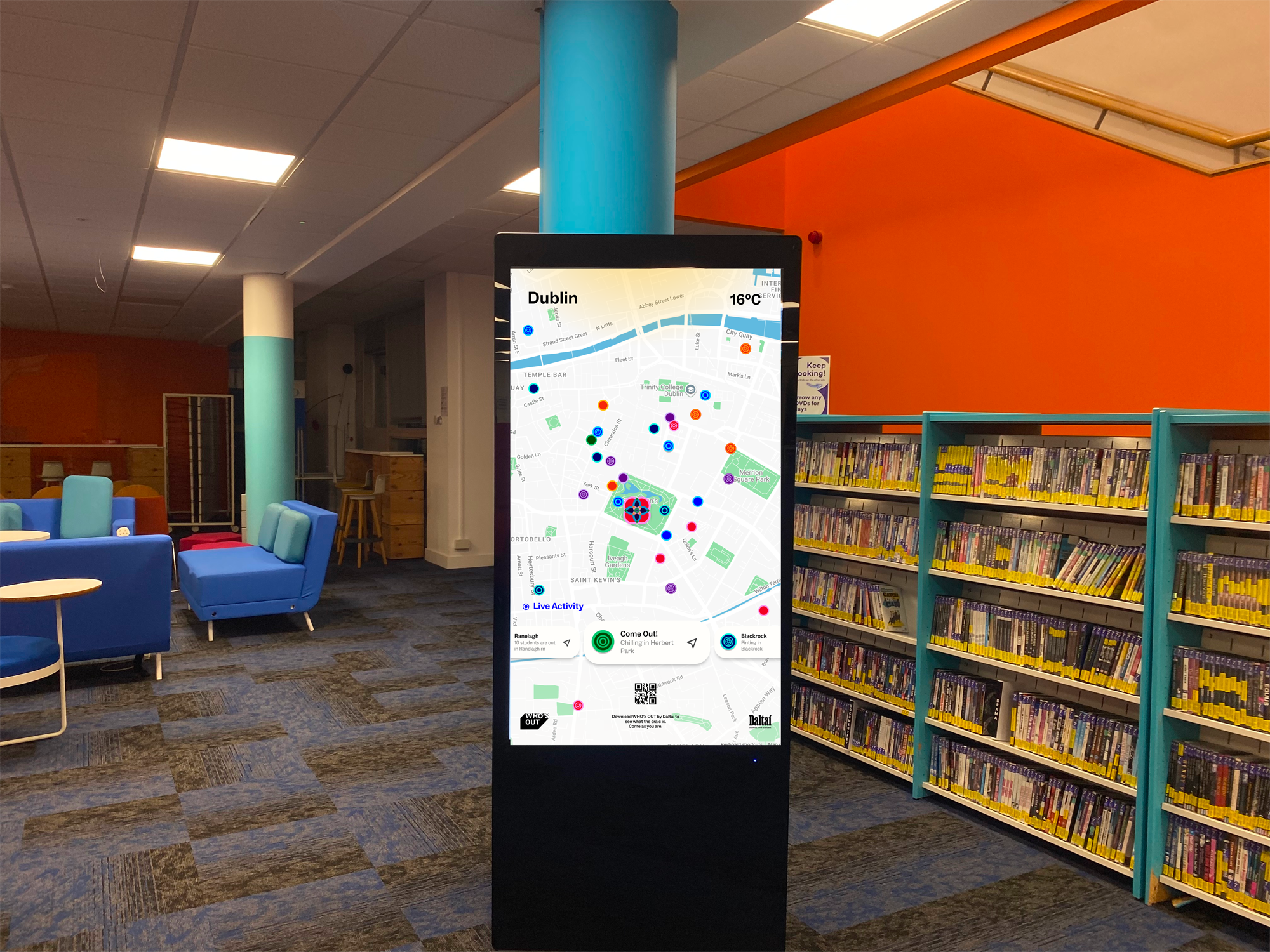 Live Activity screen in college
