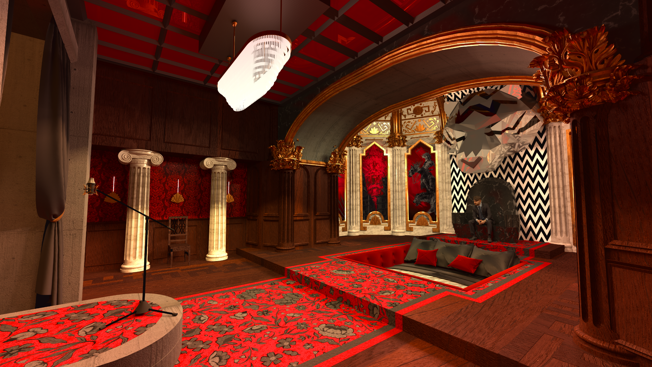 Hotel Mammoth Royal Suite - Sketchup Model
