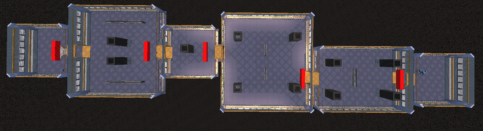 Game screenshot of a completed floor