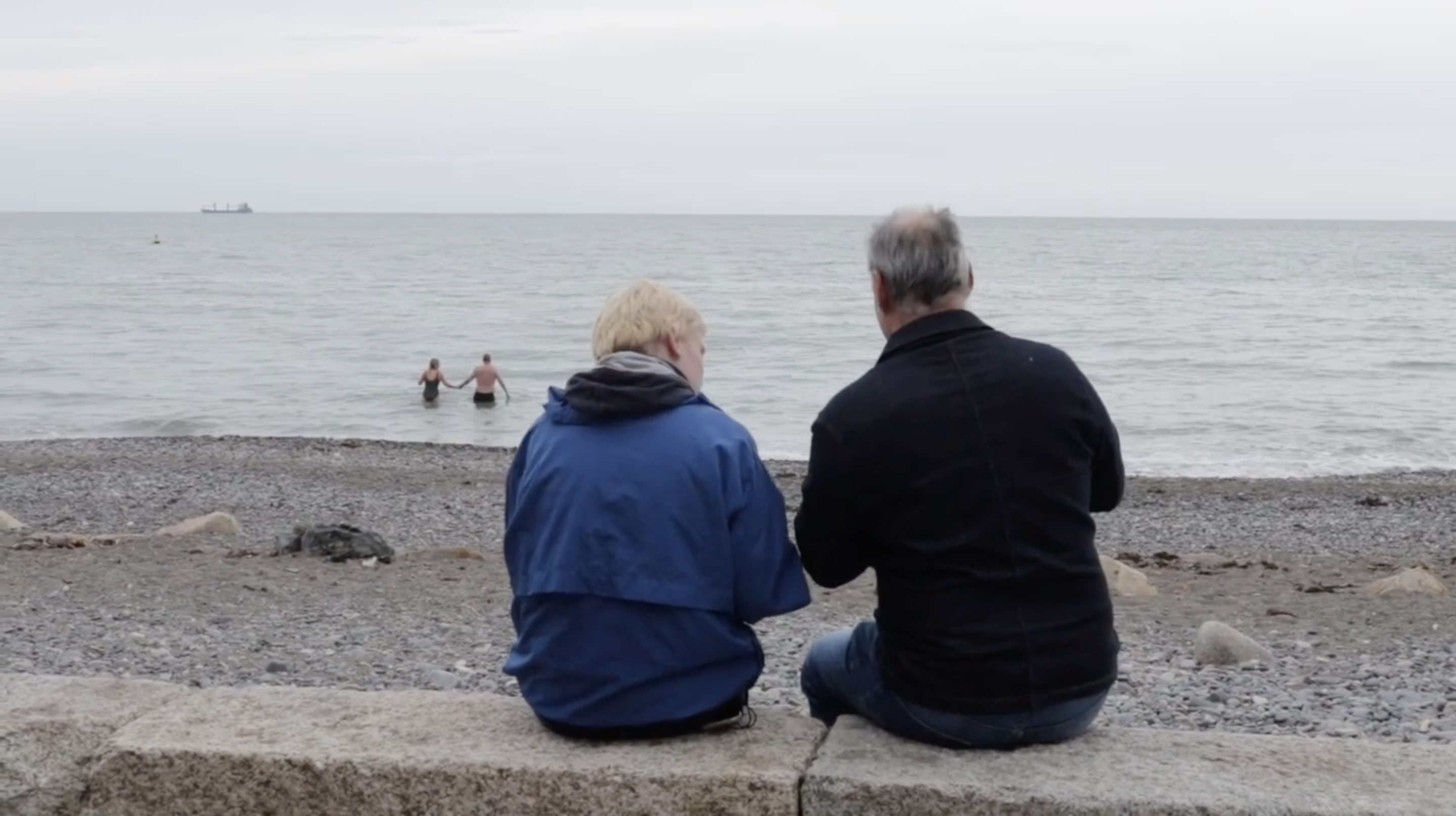 Simone and John on the beach