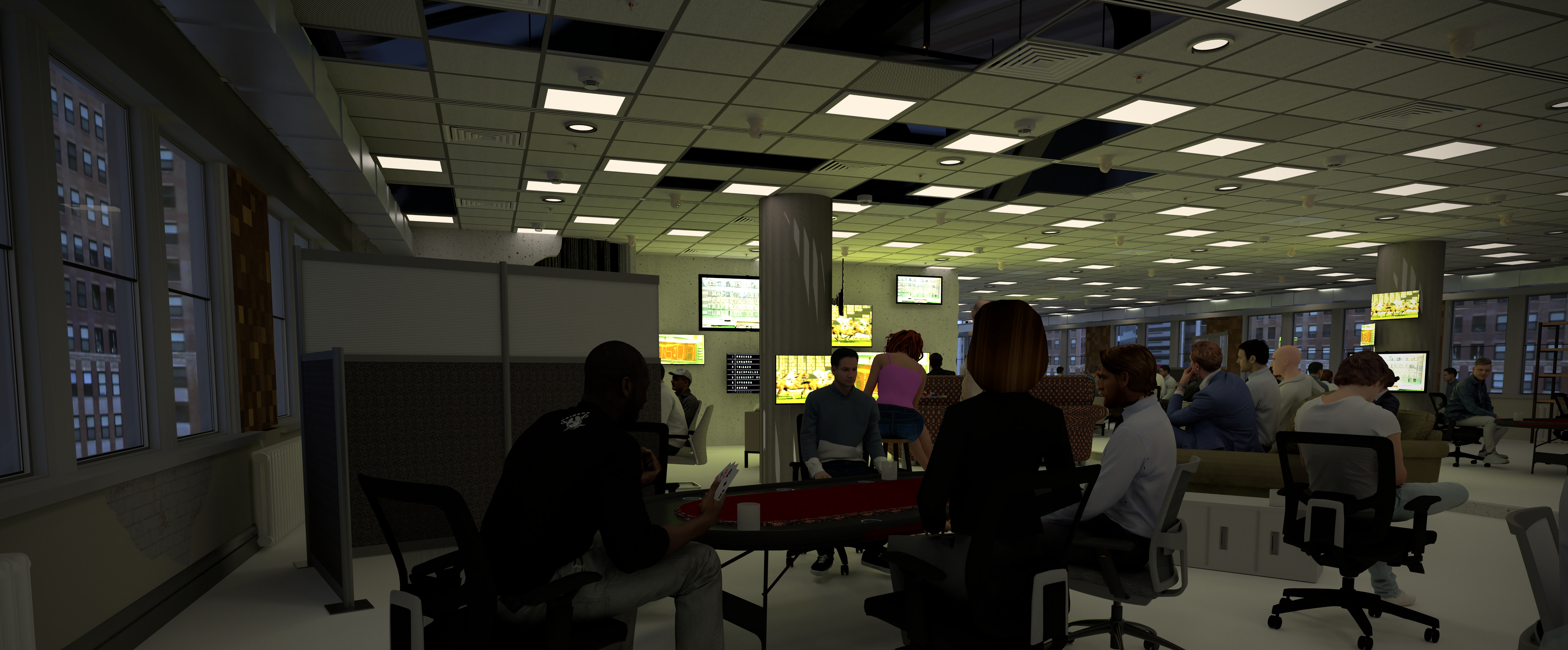 sketchup render for the resistible rise of arturo ui