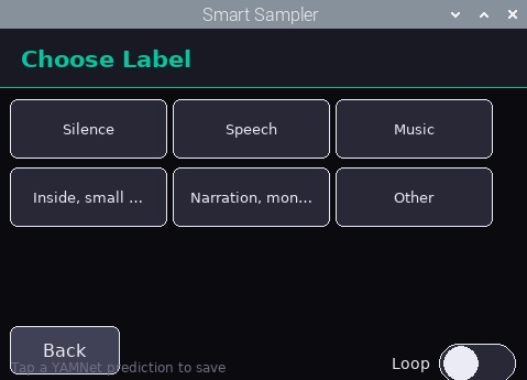 Sound Classification Labels Provided by YAMNet, used for naming files and folders for automatic file organising