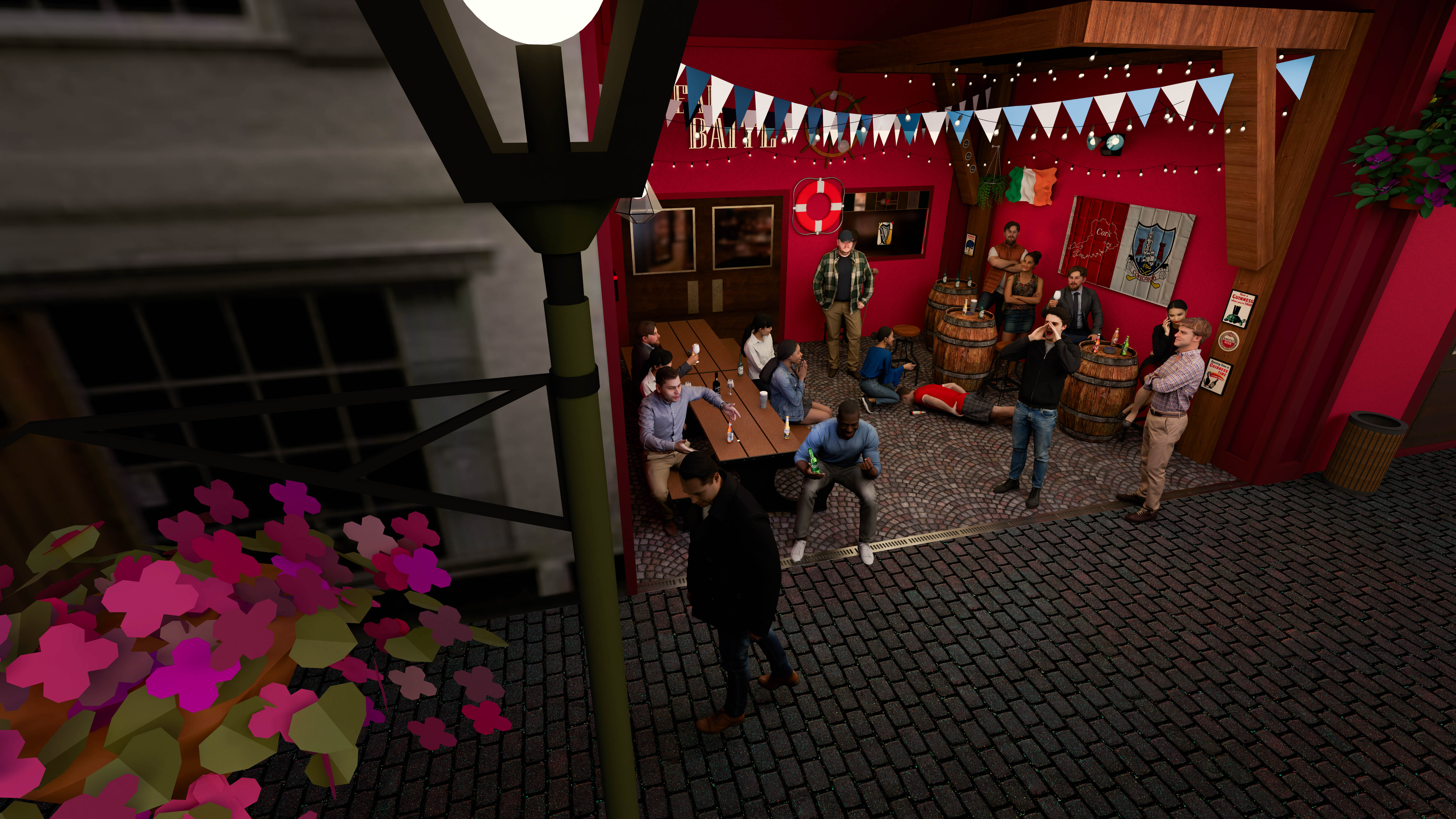 High Tide: An Fear Baite pub render 