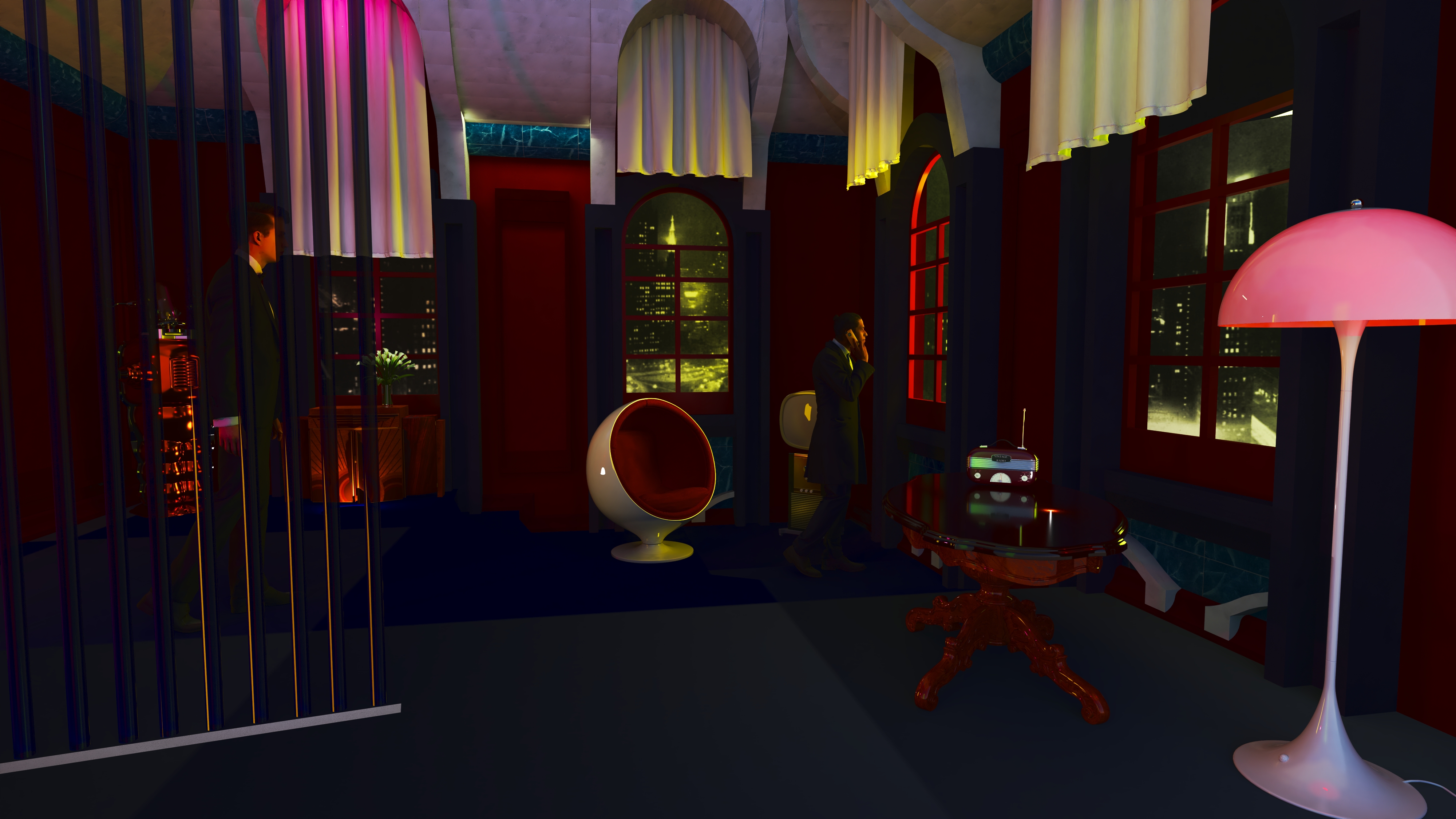 Hotel Mammoth Interior Model Sketch Up render