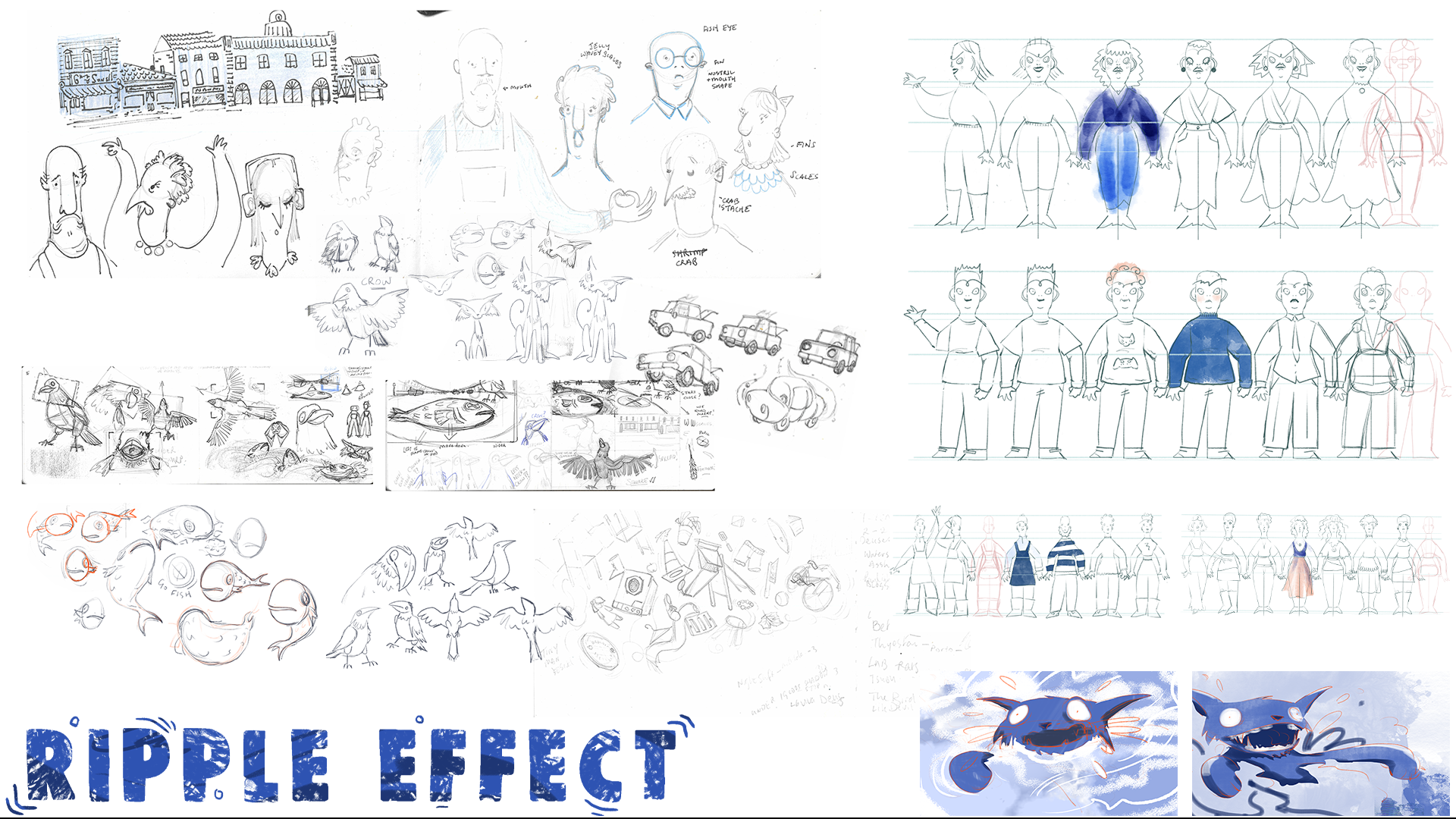 Ripple Effect Sketchbook and Character Design