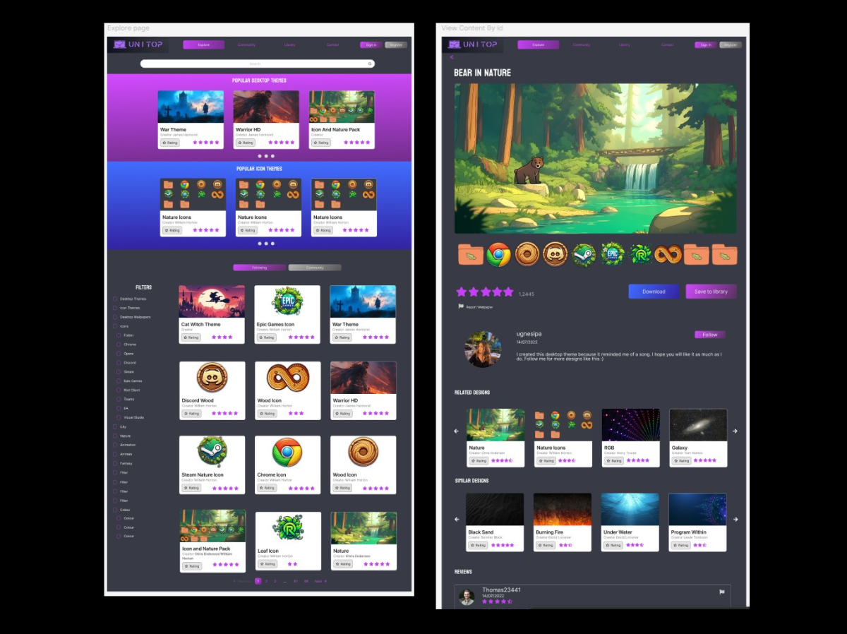 DesktopStudio UI