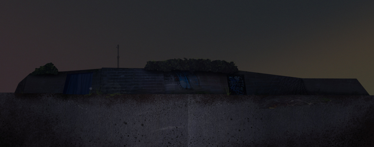 dark alleyway