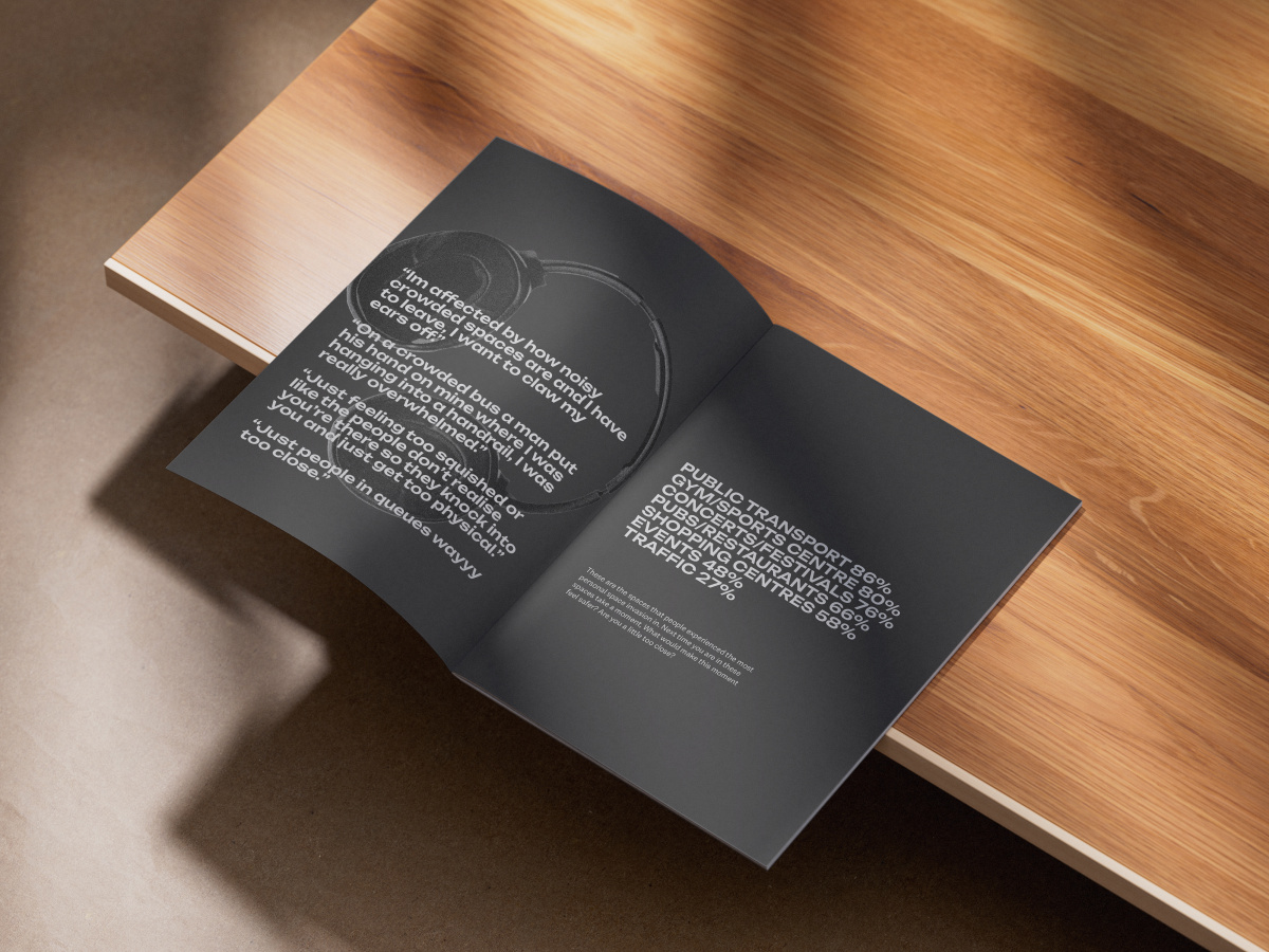 Zine mockup photo.