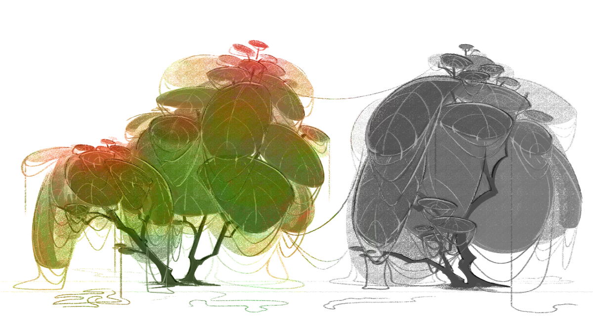 Tree concepts from Keeper's Lost: A Way Home