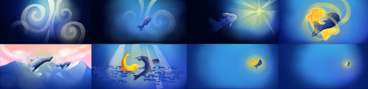 Colour Script Scene "Counting Fish"
