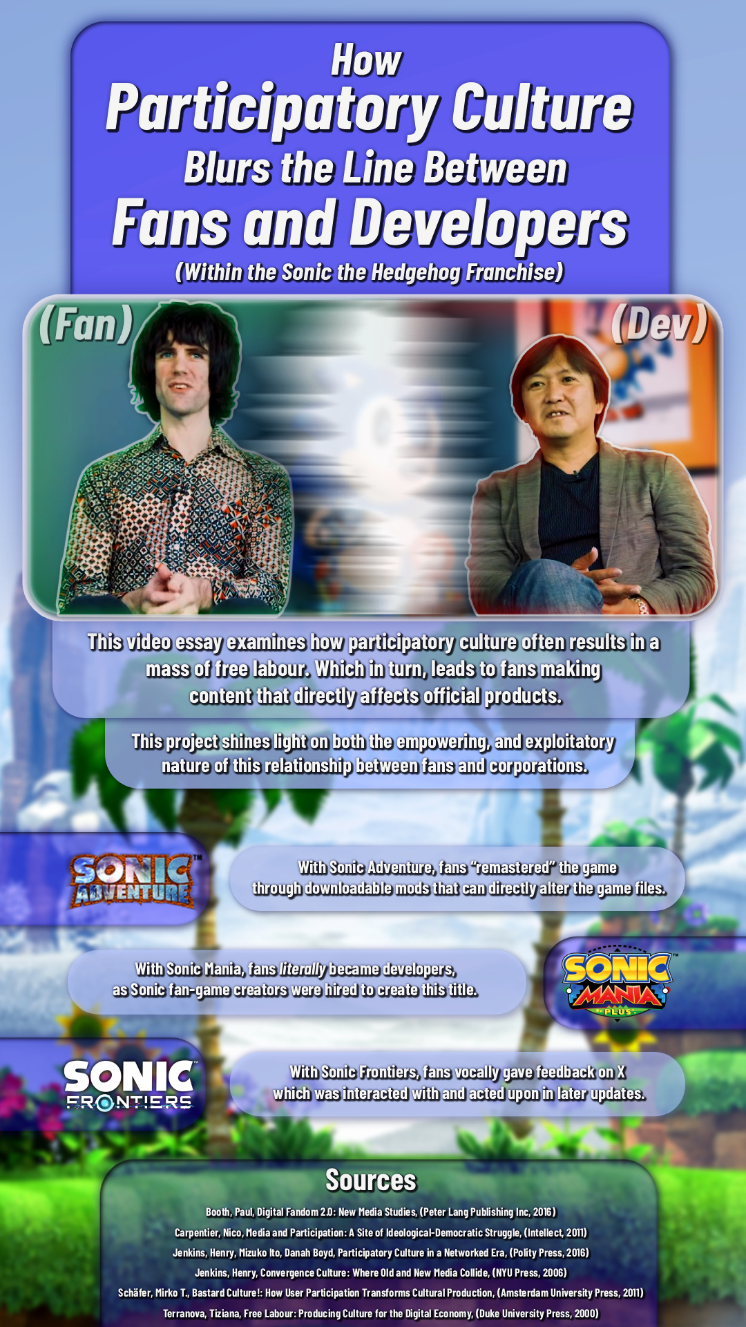 Poster created for project