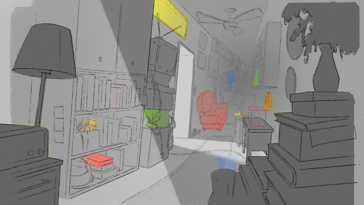 Homesick - corridor background
