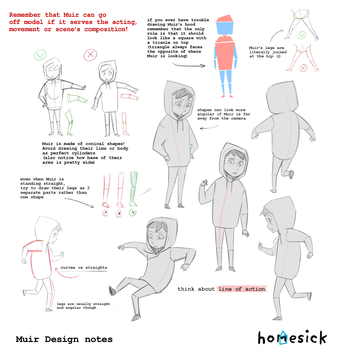 Pose Sheet / Homesick