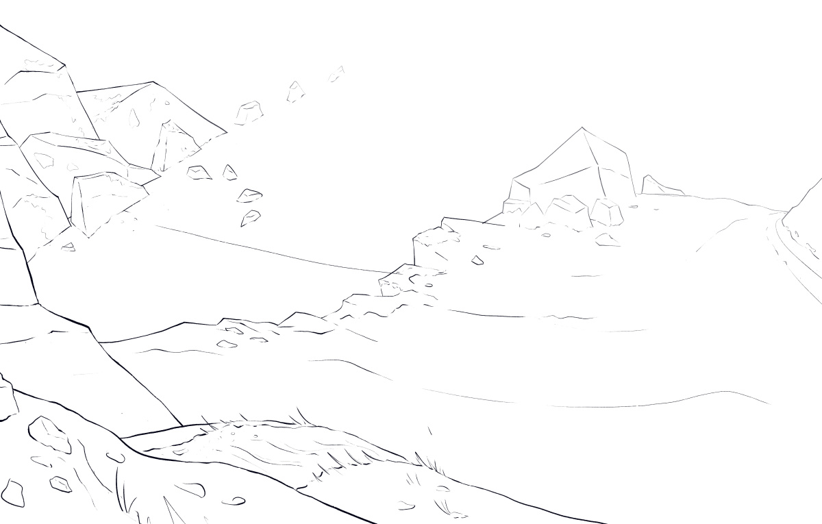 Layout for Ella's film 'Souvenir'