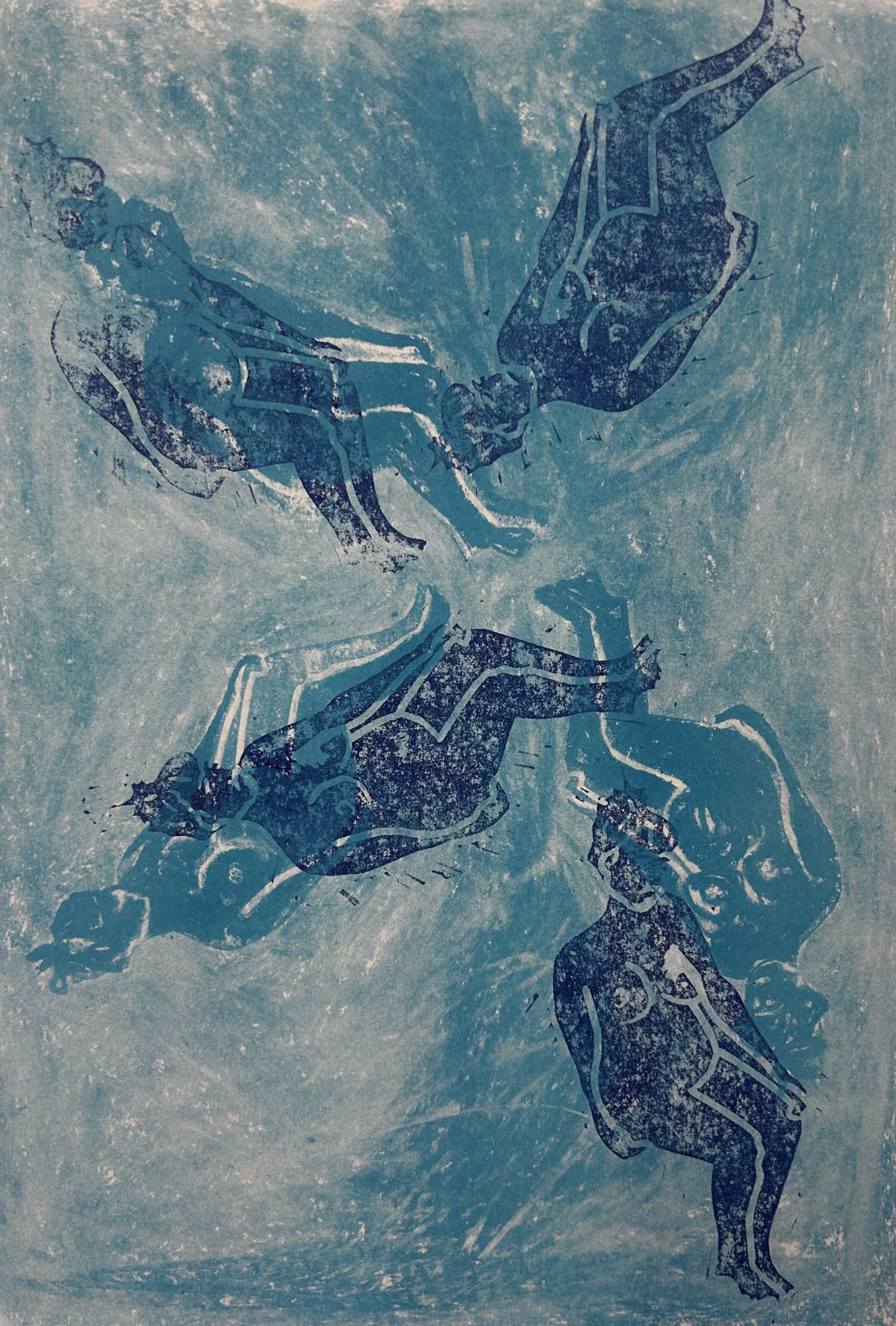Spin Cycle II, Riso print, 2025
