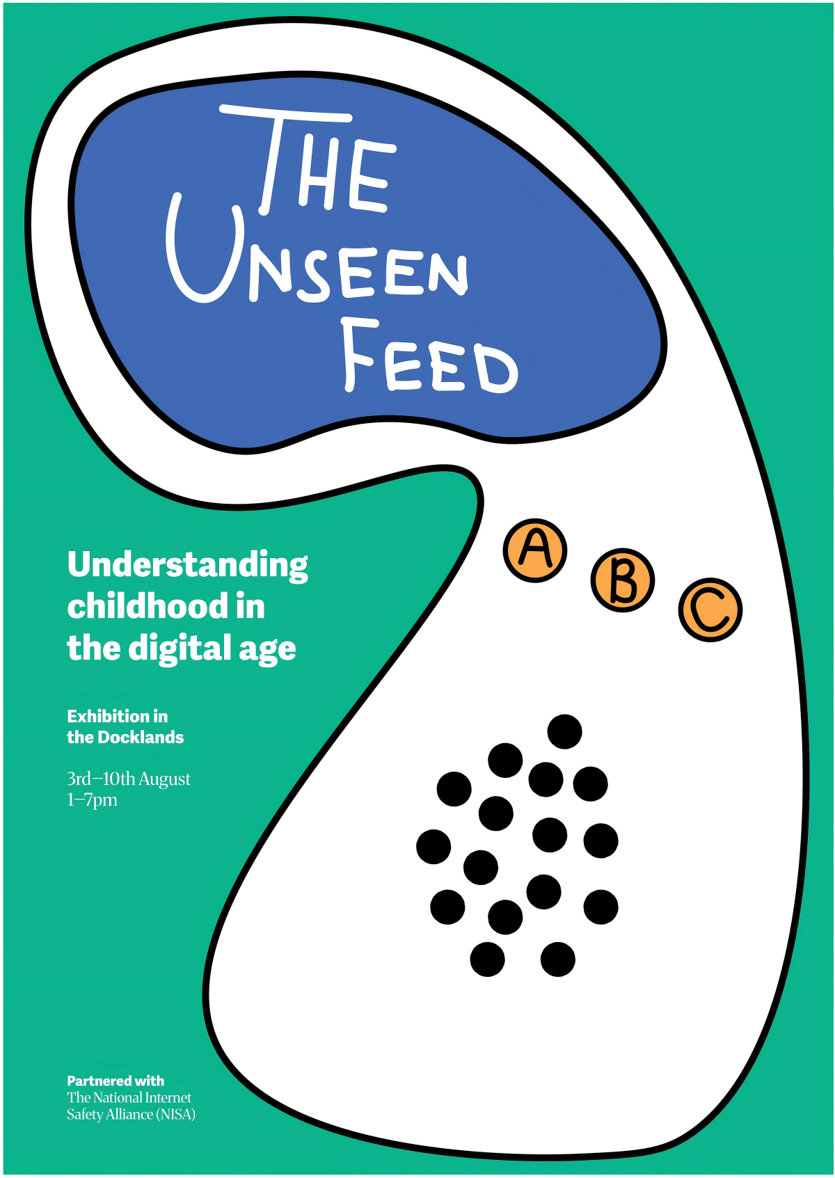 The final design for a promotional poster