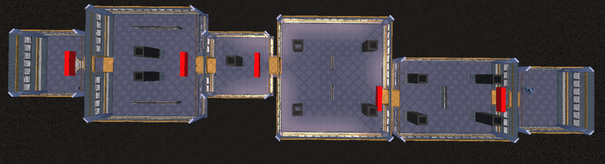 Game screenshot of a completed floor