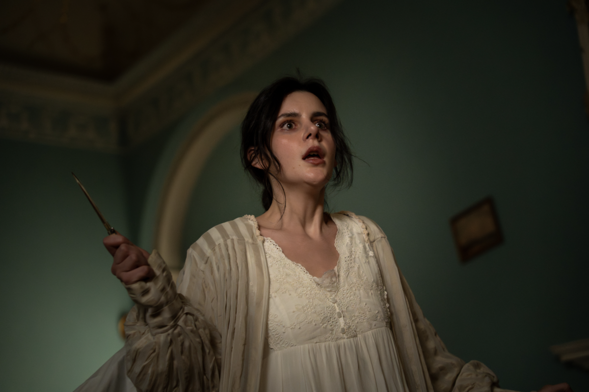 woman with knife