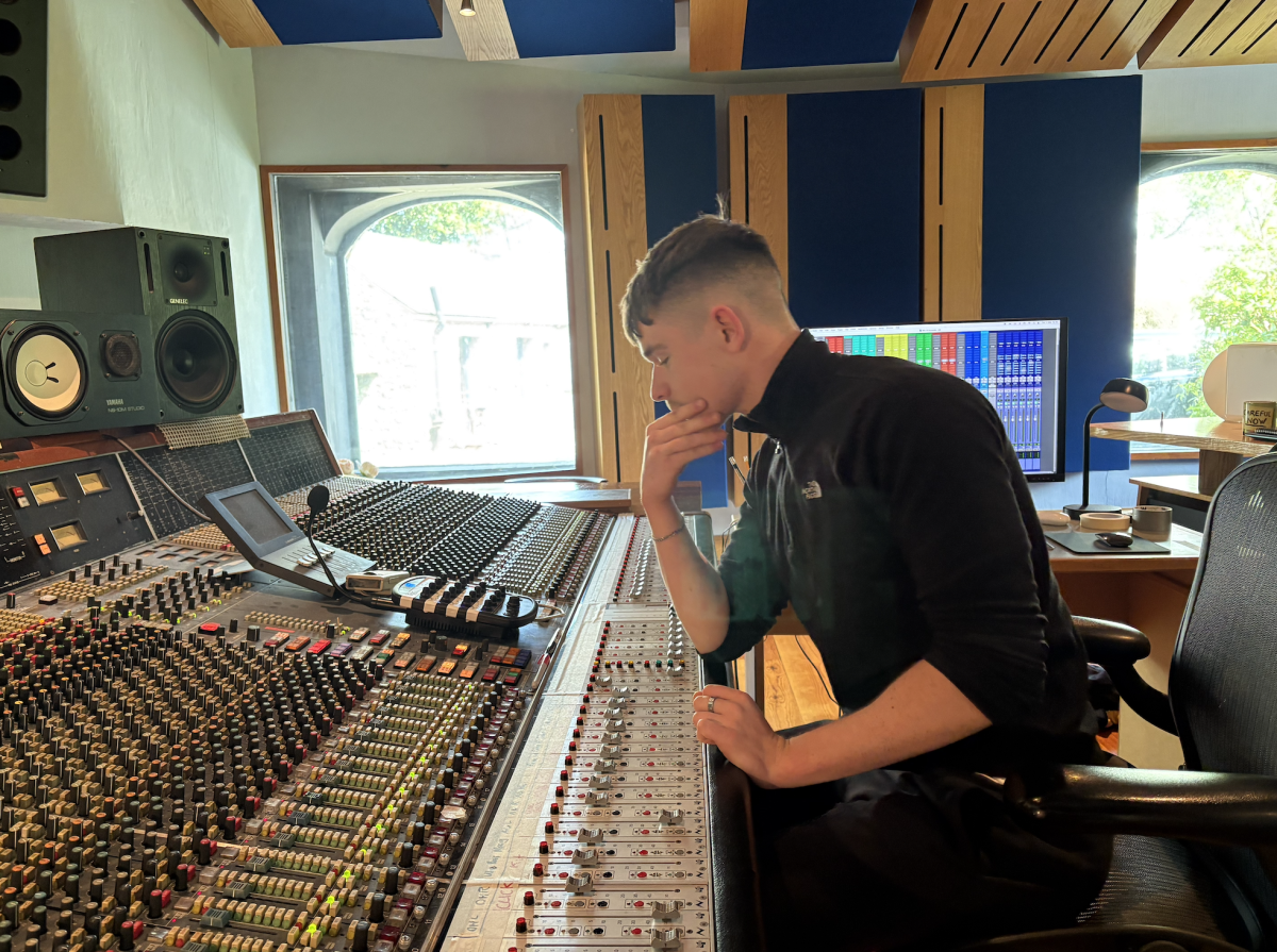 In studio