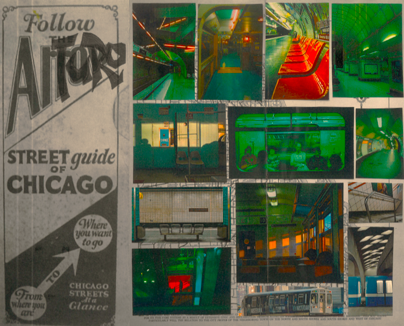 lookbook for the Resistible Rise of Arturo Ui, inspired by the map of chicago