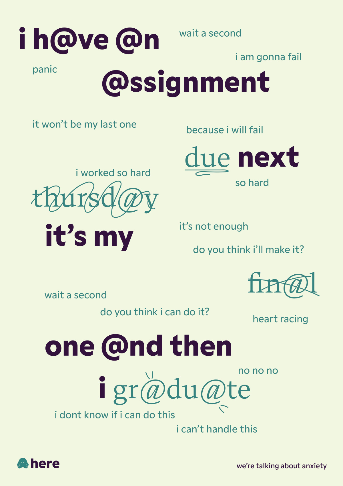 anxiety poster