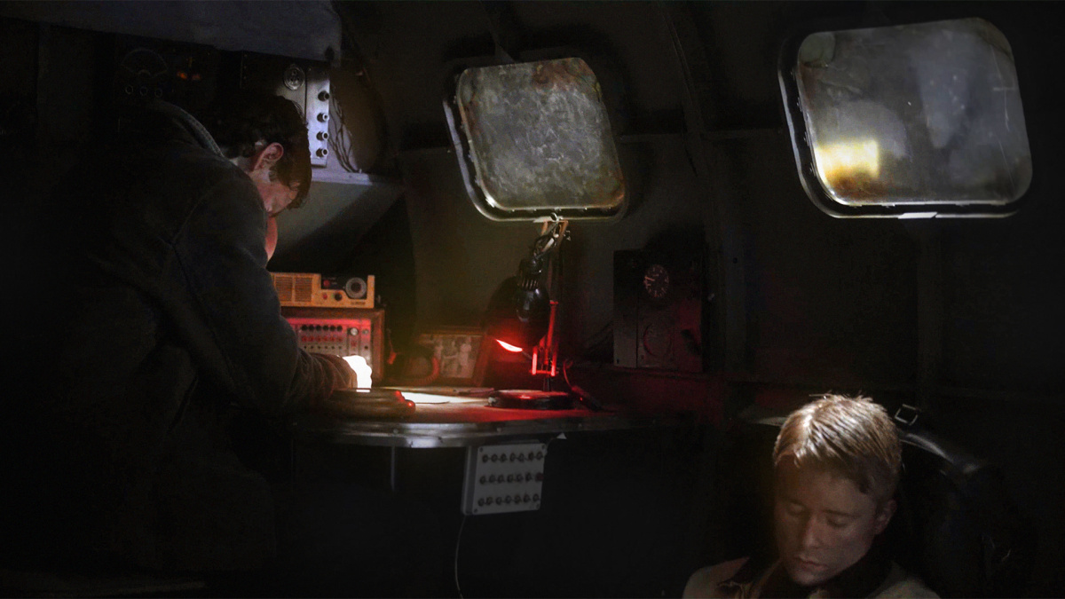 B17 Navigation room film still