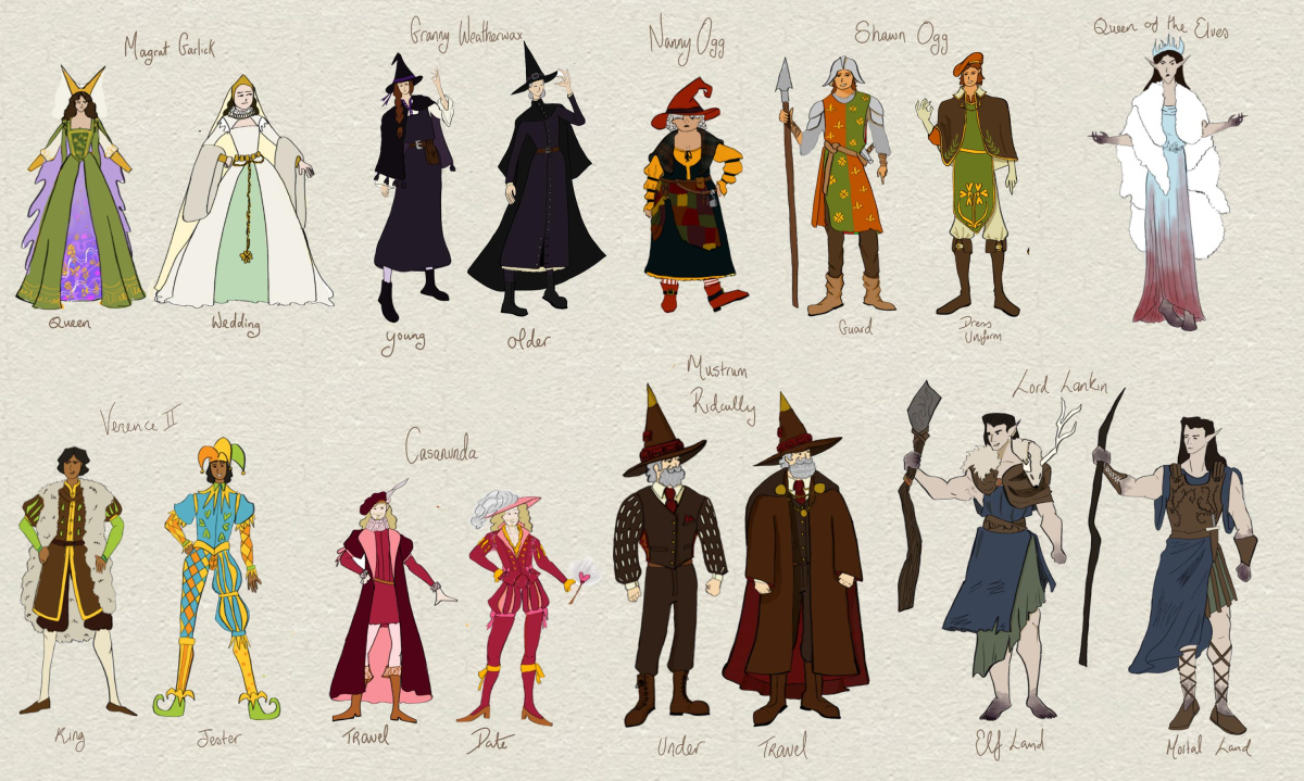 Full character line-up for Lords an Ladies