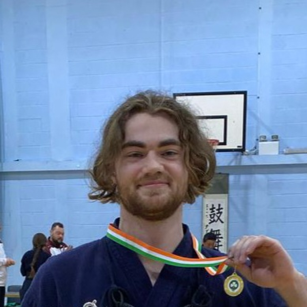 Picture from the Irish national kendo championships 2024 first place teams event
